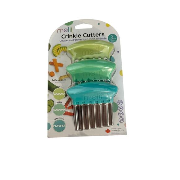 melii Stainless Steel Crinkle Cutters - Picture 1 of 2